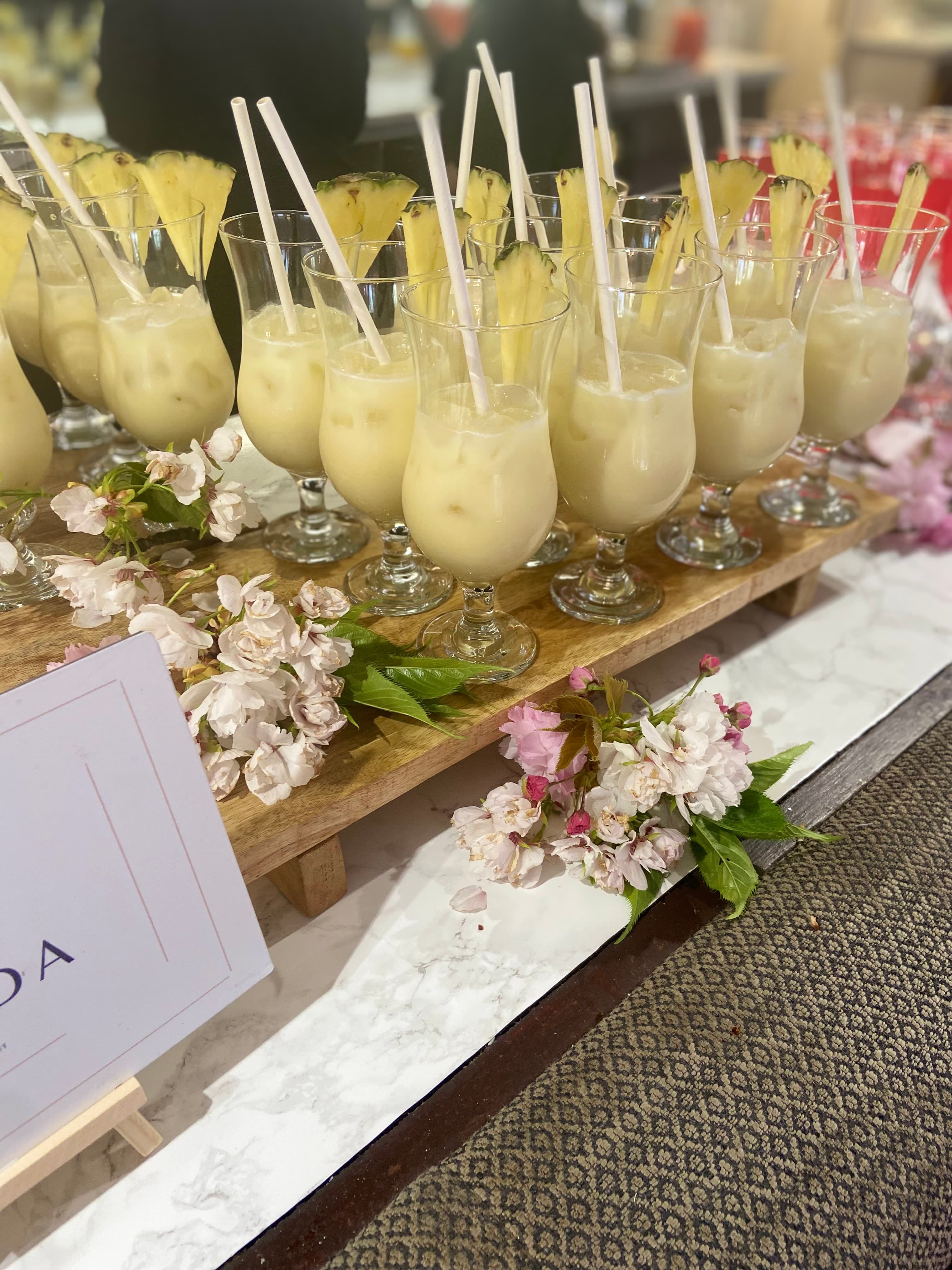 Mocktails on the bar