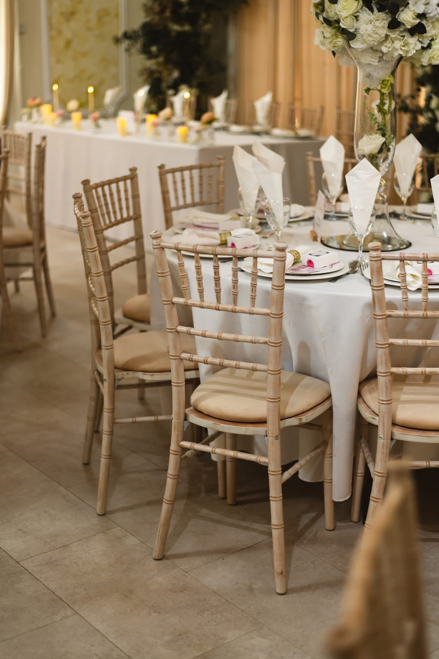 A table at Blotts